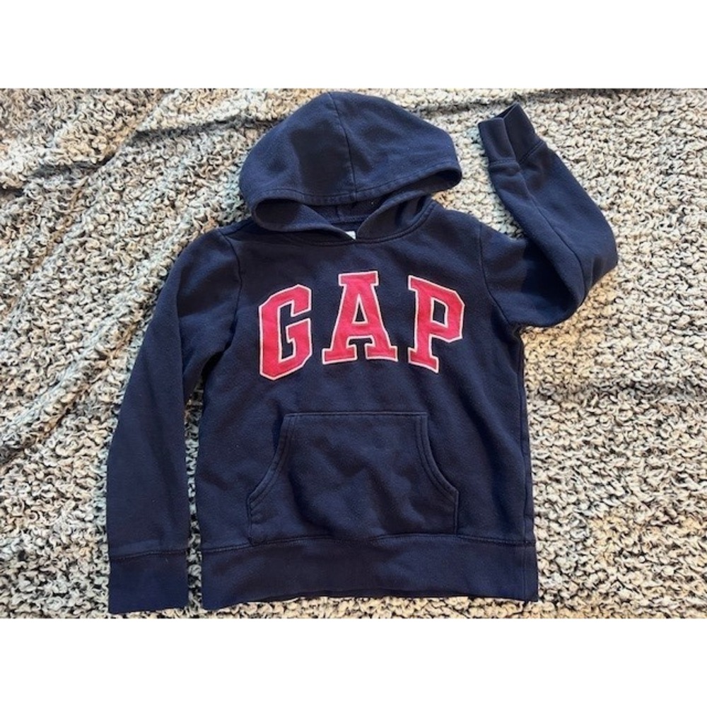 Youth Navy GAP Hooded‎ Sweatshirt Size M